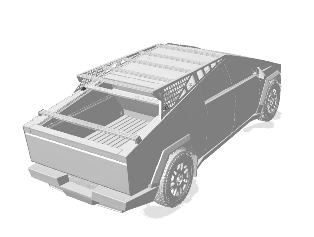 Crossbars Adaptor for Full Expedition Rack (Cybertruck)