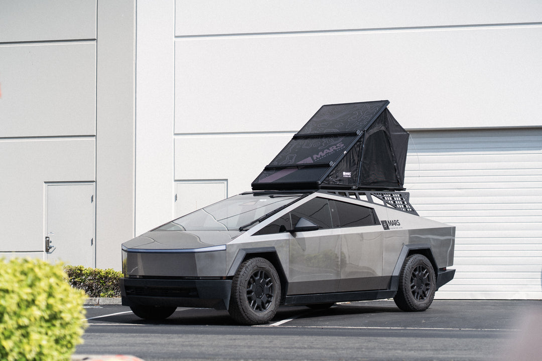 Aeroblade Rooftop Tent - Mars Adventure Gear - Cybertruck Rooftop Tent