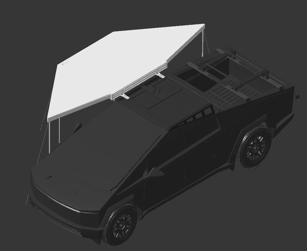 Mars Basecamp™ Awning For Tesla Cybertruck